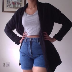 ❤SALE❤ Oversized Black Cardigan With Pockets